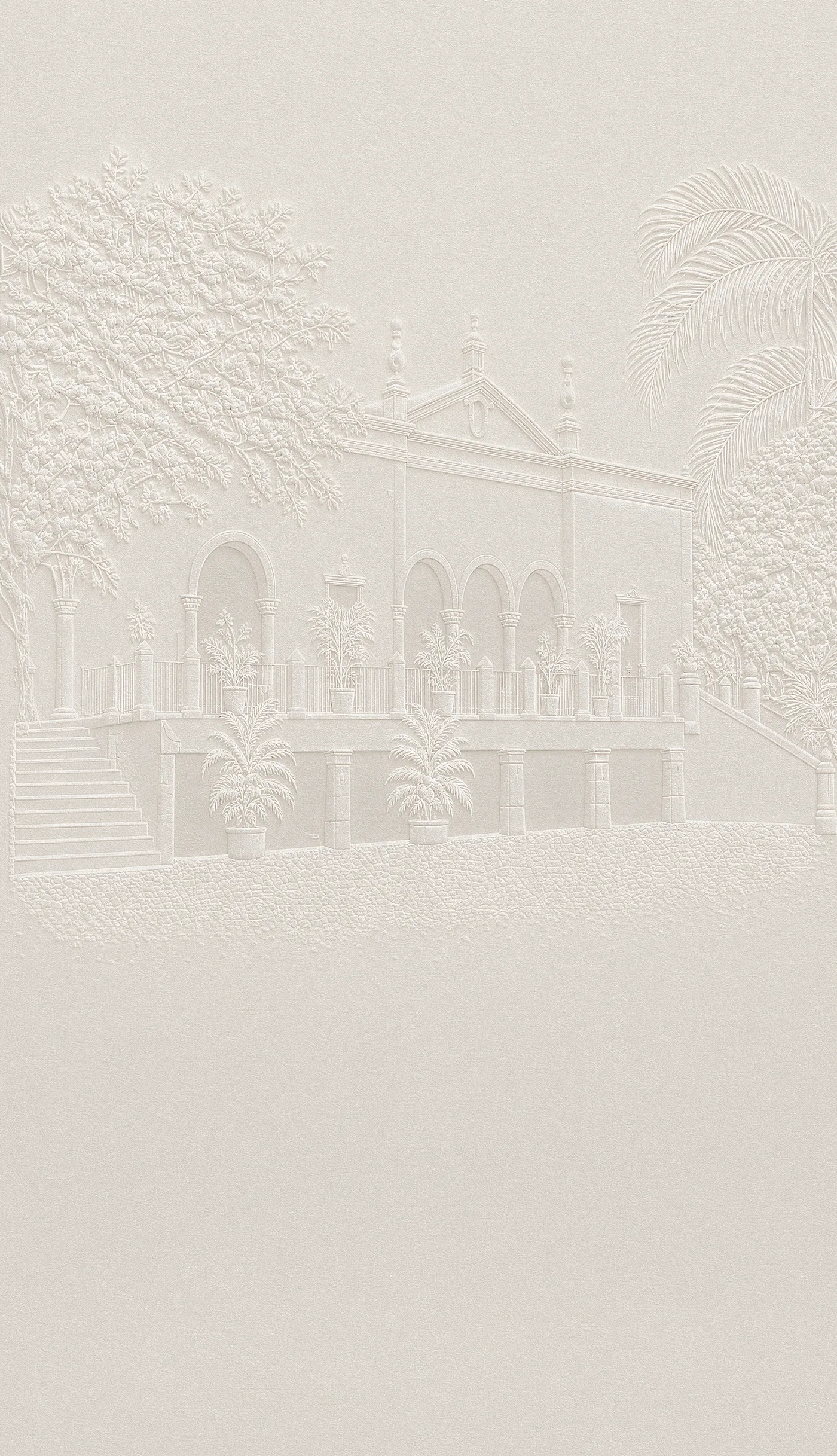 Embossed illustration of Hacienda San Pedro Chimay